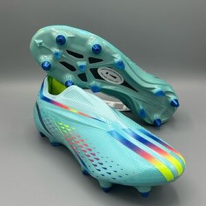 Adidas X Speedportal+ SG Soccer Cleats Aqua Blue Mens Size 7.5 New GW8420